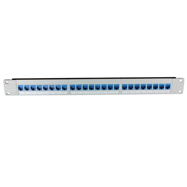 1U Rack Mount 24 Port UTP Paneli bosh patch
