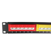 1U 24-poorts gekleurd patchpaneel