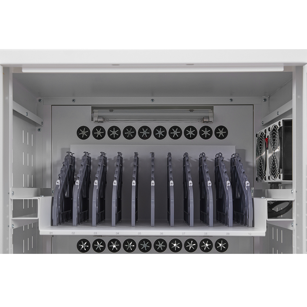 30-port basy basy charging station 15.6inch အထိရှိသည်