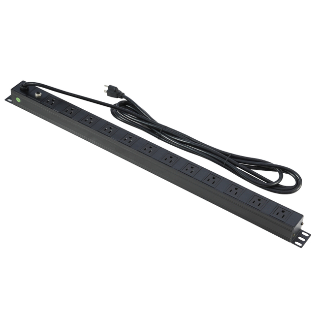 110V NEMA 15A US port Server Rack Montovateln&aacute; nap&aacute;jec&iacute; distribučn&iacute; jednotka